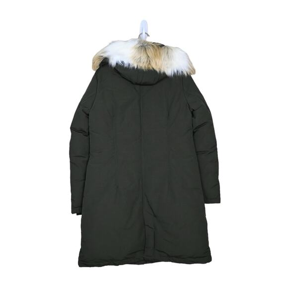 Sam Edelman Womens M Faux Fur Trim & Faux Shearling Lined Hooded Coat NEW - Picture 3 of 10